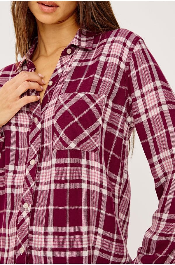 hunter shirt in winterberry 