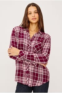 hunter shirt in winterberry 