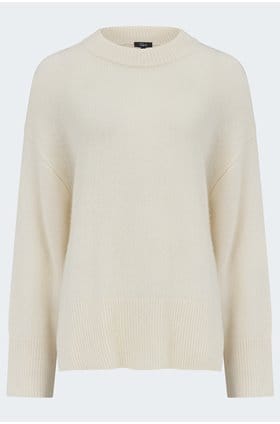 Miranda Crew Neck Sweater in Ivory