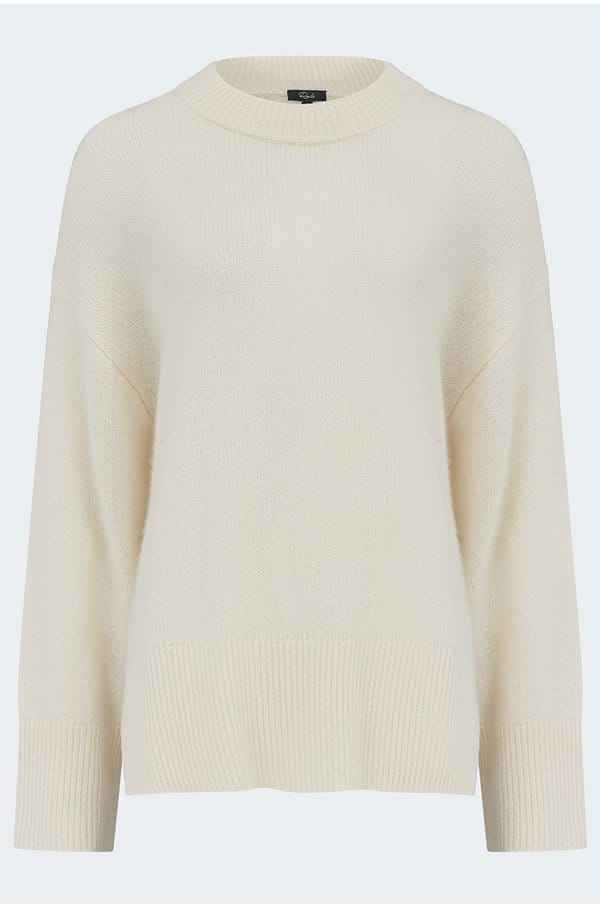 miranda crew neck sweater in ivory