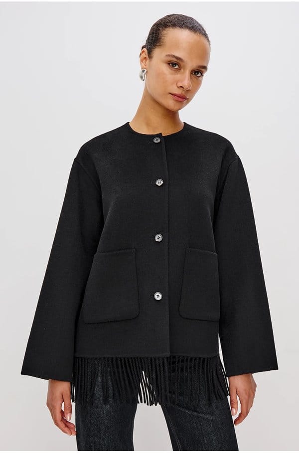 tomoko jacket in black 