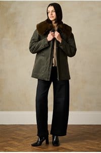 tessuto jacket in umber 