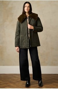 tessuto jacket in umber 