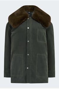 tessuto jacket in umber 