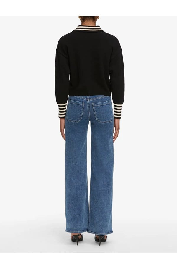 le slim palazzo with modernist pocket in esteem