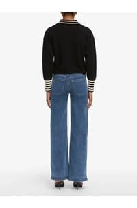 le slim palazzo with modernist pocket in esteem