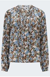 linds blouse in lake mist multi