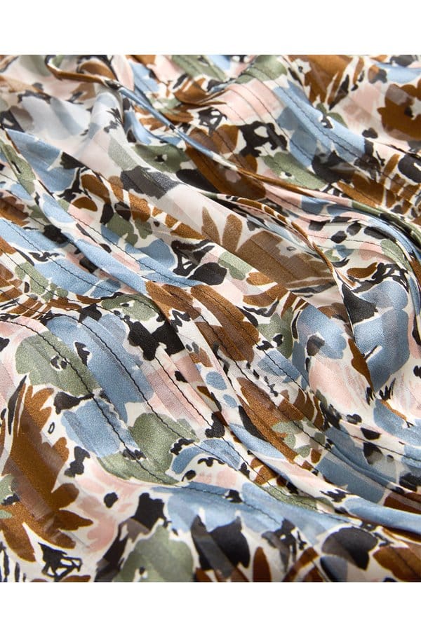 linds blouse in lake mist multi