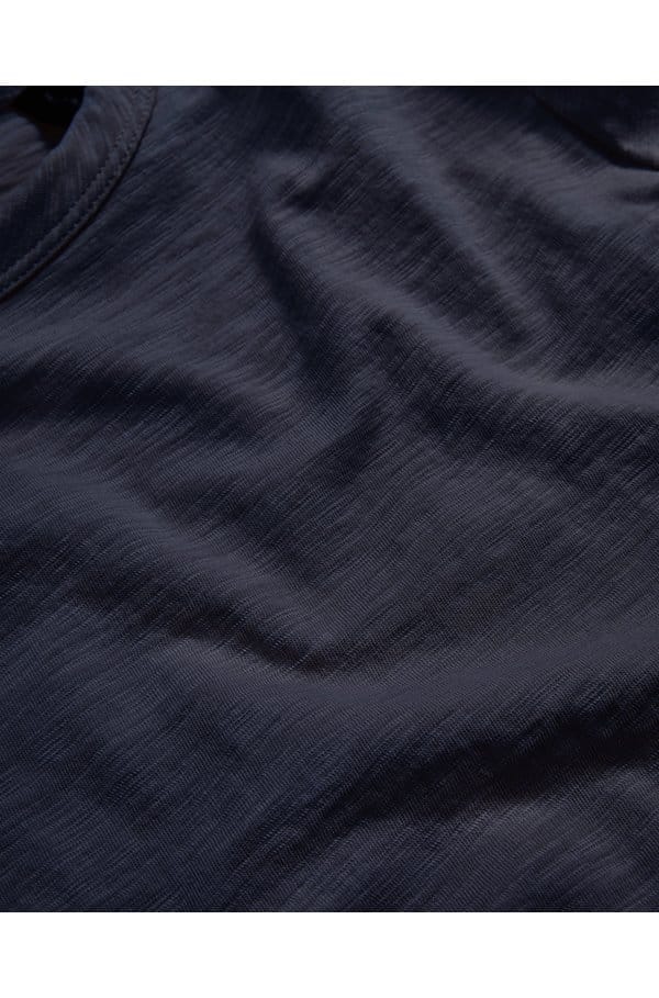 waldorf ruched tee in navy