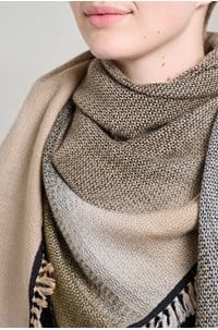 jade scarf in beige khaki