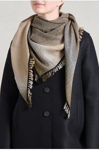 jade scarf in beige khaki