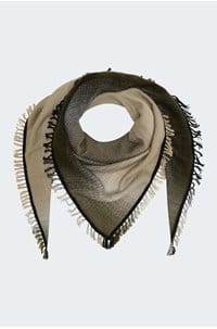 jade scarf in beige khaki
