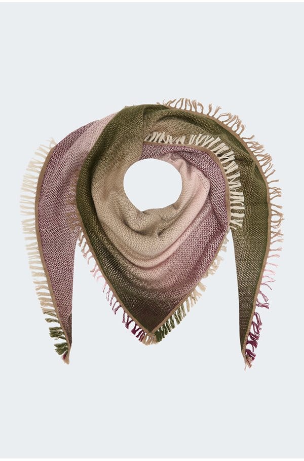 jade scarf in lichen