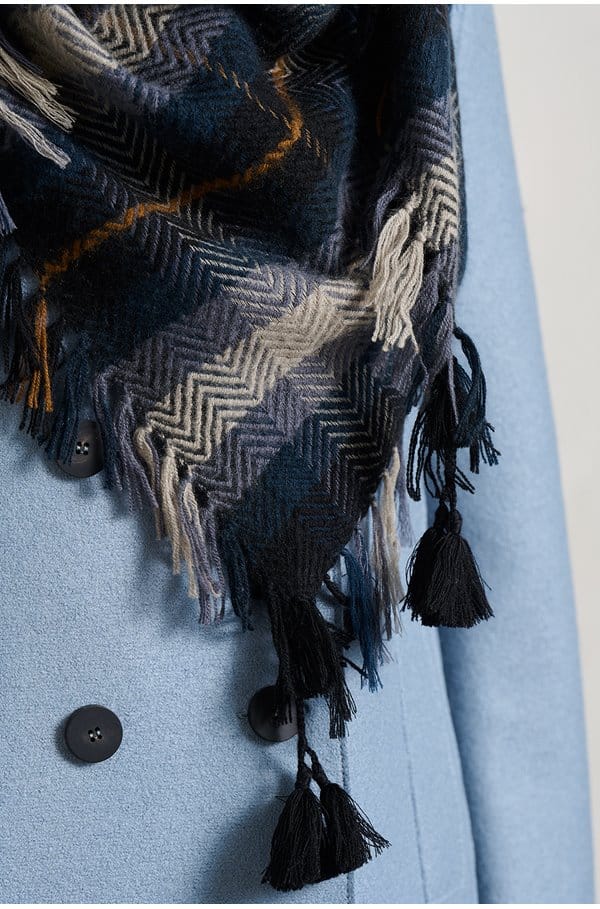 fran scarf in saphir