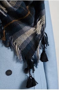 fran scarf in saphir