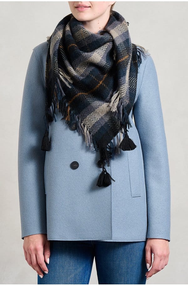 fran scarf in saphir