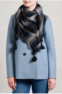 fran scarf in saphir