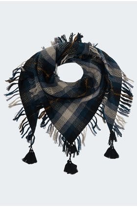 Fran Scarf in Saphir