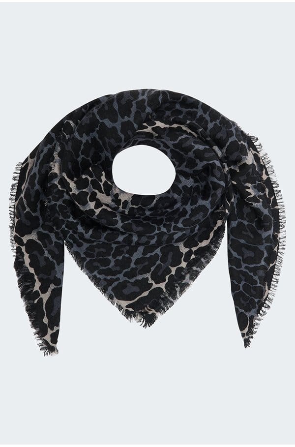 edmond scarf in anthracite