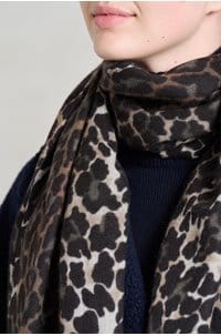 hubert scarf in marron