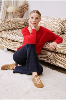 Malibu Crew in Cherry Red