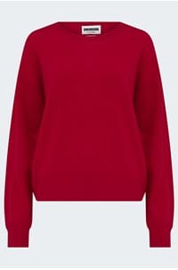 malibu crew in cherry red 