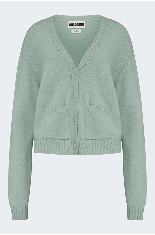 mc alamo cardigan in leaf