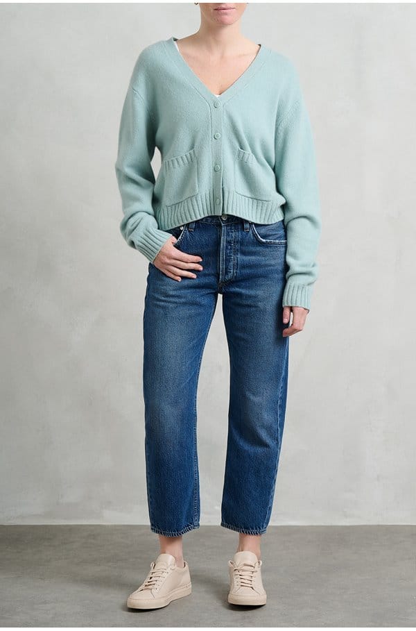 mc alamo cardigan in leaf