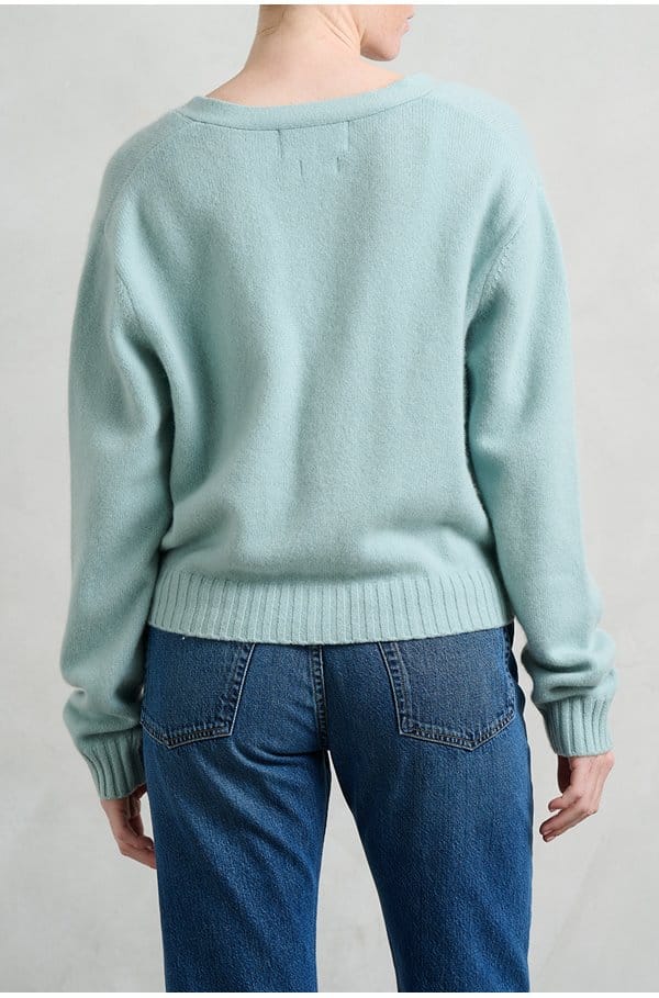 mc alamo cardigan in leaf