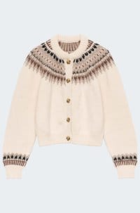 clarke cardigan in oatmeal 