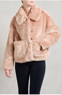 traci jacket in pale pink