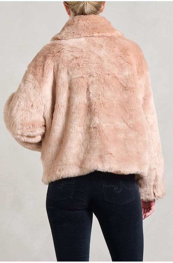 traci jacket in pale pink