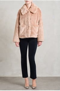 traci jacket in pale pink