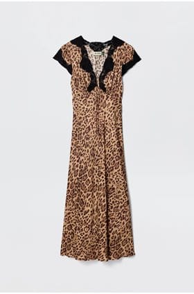 Amari Dress in Mila Leopard