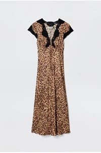 amari dress in mila leopard