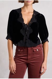 ursula top in black