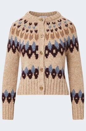 Christina Cardigan in Oatmeal Melange Multi