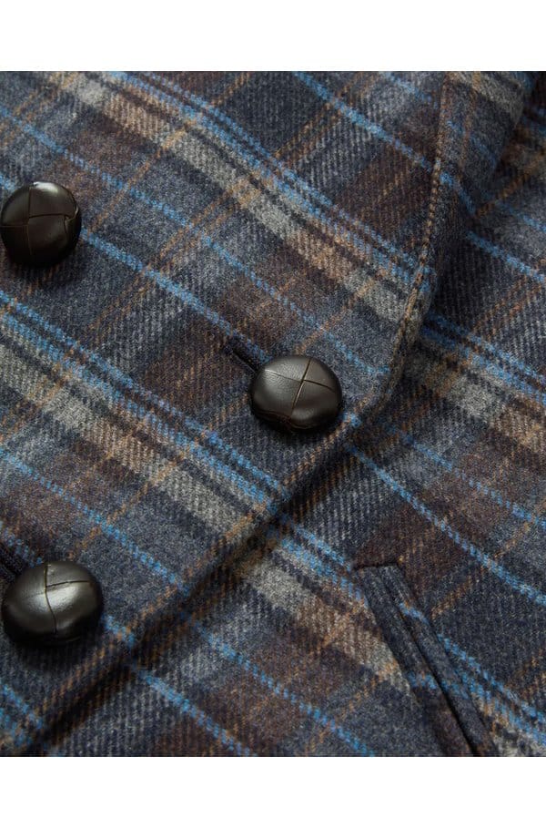 oria dickey jacket in blue multi