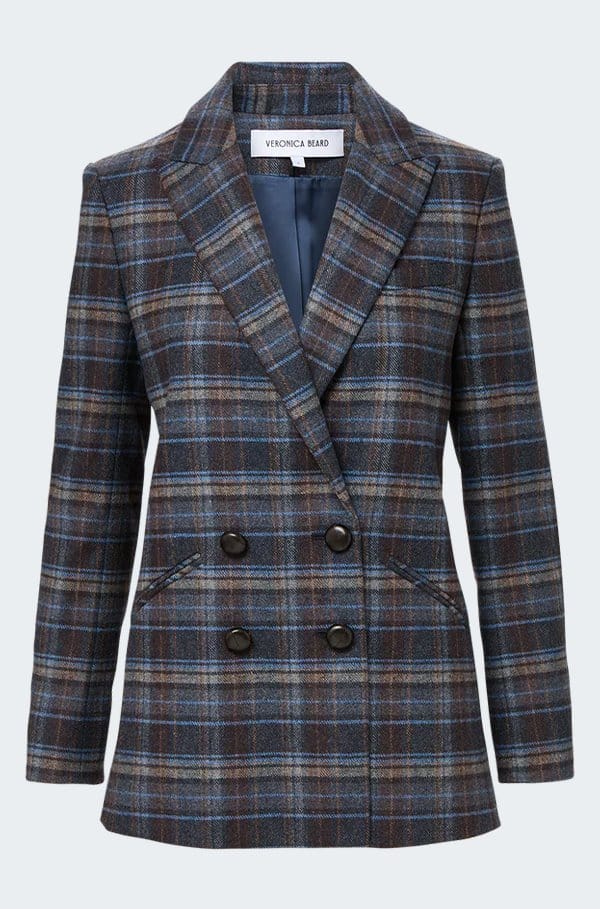 oria dickey jacket in blue multi