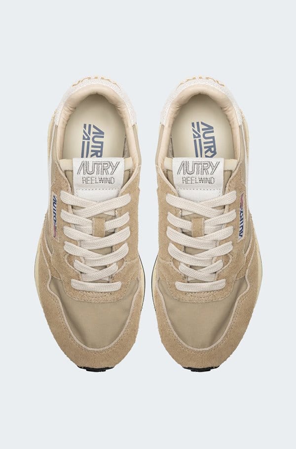 reelwind sneaker in nylon crack neutral