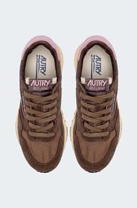 reelwind sneaker in nylon suede plugh zephyr