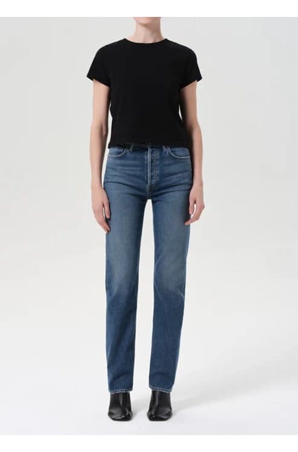 90s pinch waist long in overcast