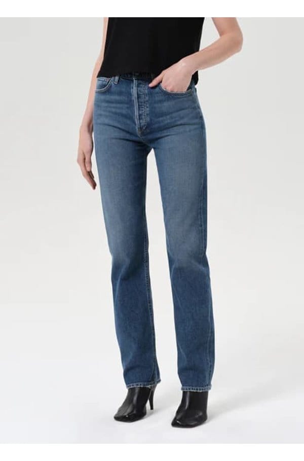 90s pinch waist long in overcast