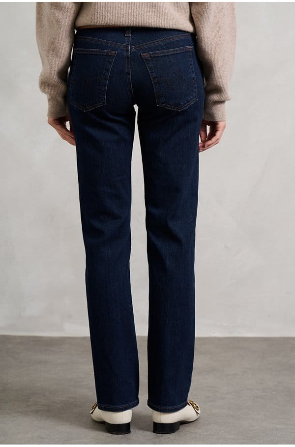 sandra straight in modern indigo