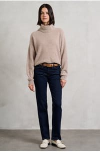 sandra straight in modern indigo