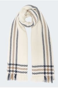 marthe scarf in grey taupe