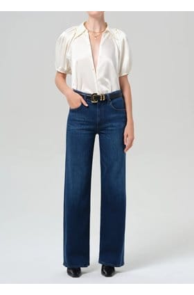 Annina High Rise Wide Leg in Pierre
