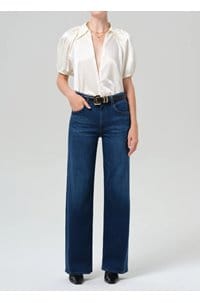 annina high rise wide leg in pierre