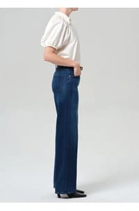 annina high rise wide leg in pierre