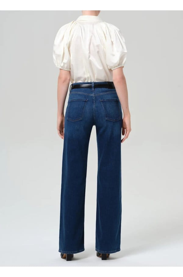 annina high rise wide leg in pierre